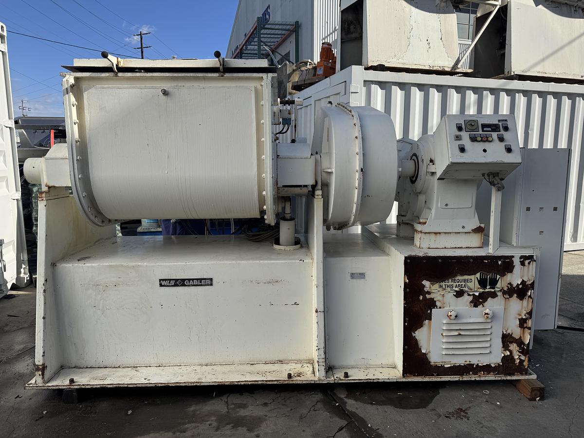 Used 150 gallon Gabler jacketed Gum Mixer w/ 50 h.p. motor