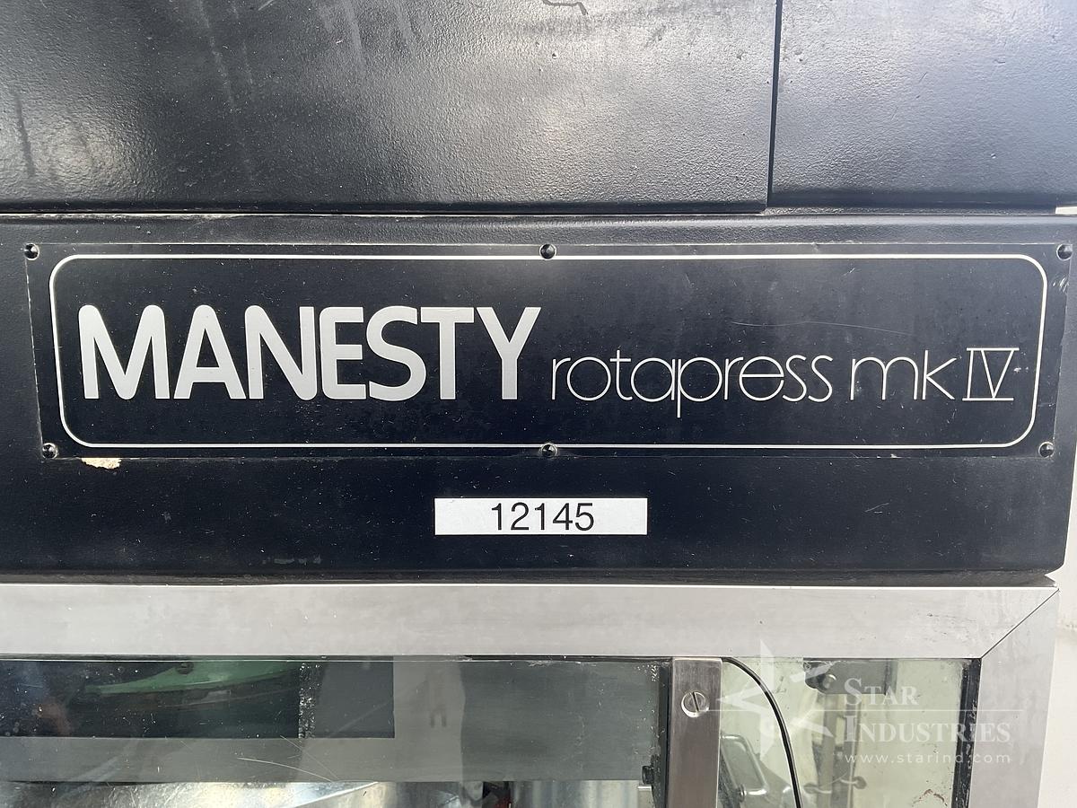 Used Manesty Rotapress MK IV 55 station Tablet Press