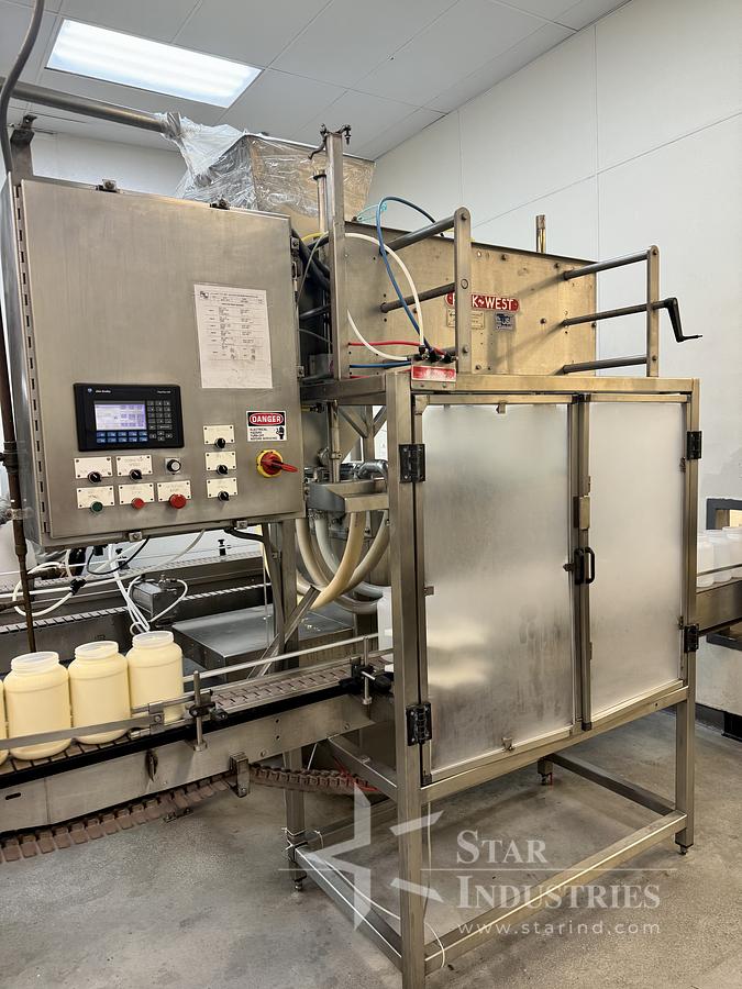Used Pack West 4 Head 1 Gallon Filler