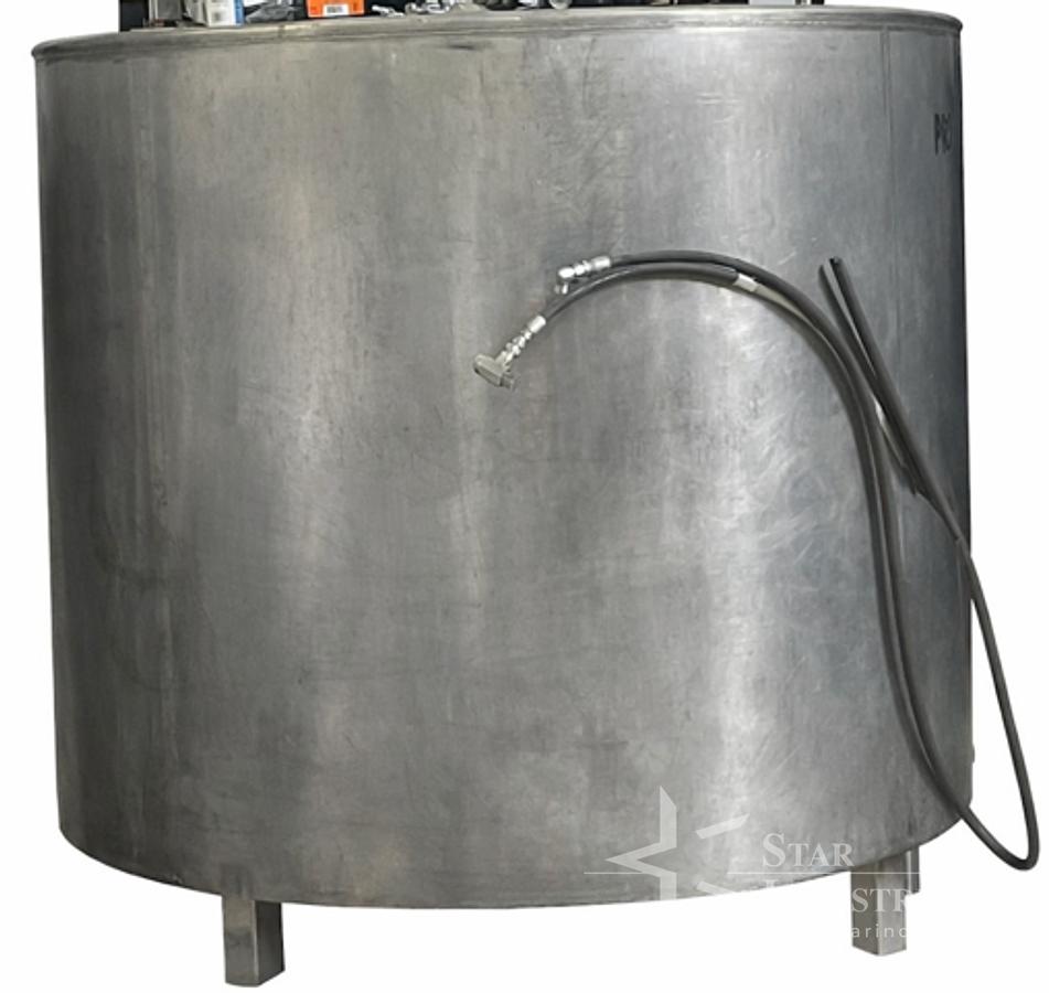 Used 1000 gallon SS Holding tank with small side mixer