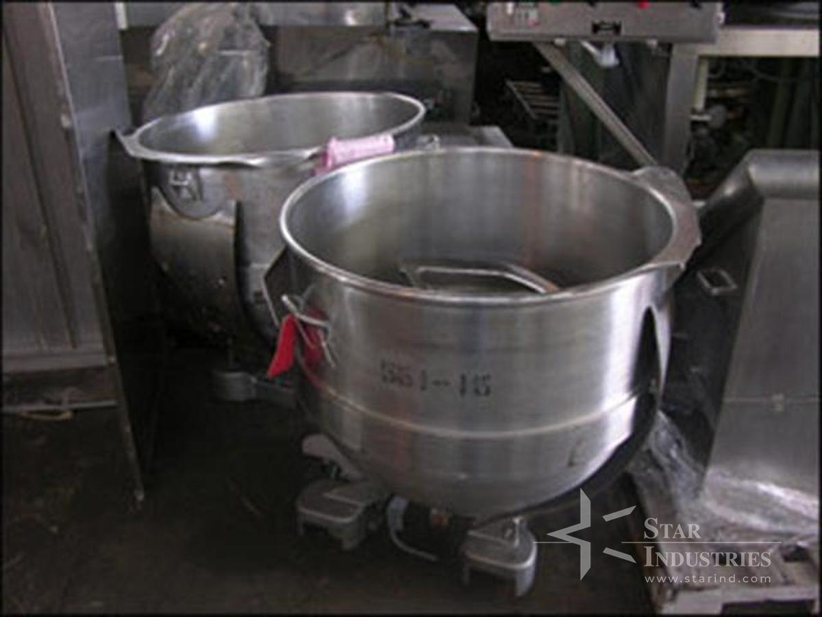 Used Mixing Bowls w/ Blades