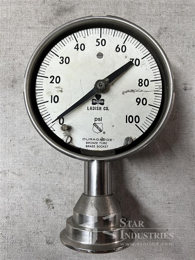 Used Tri-Clover Pressure Gauge