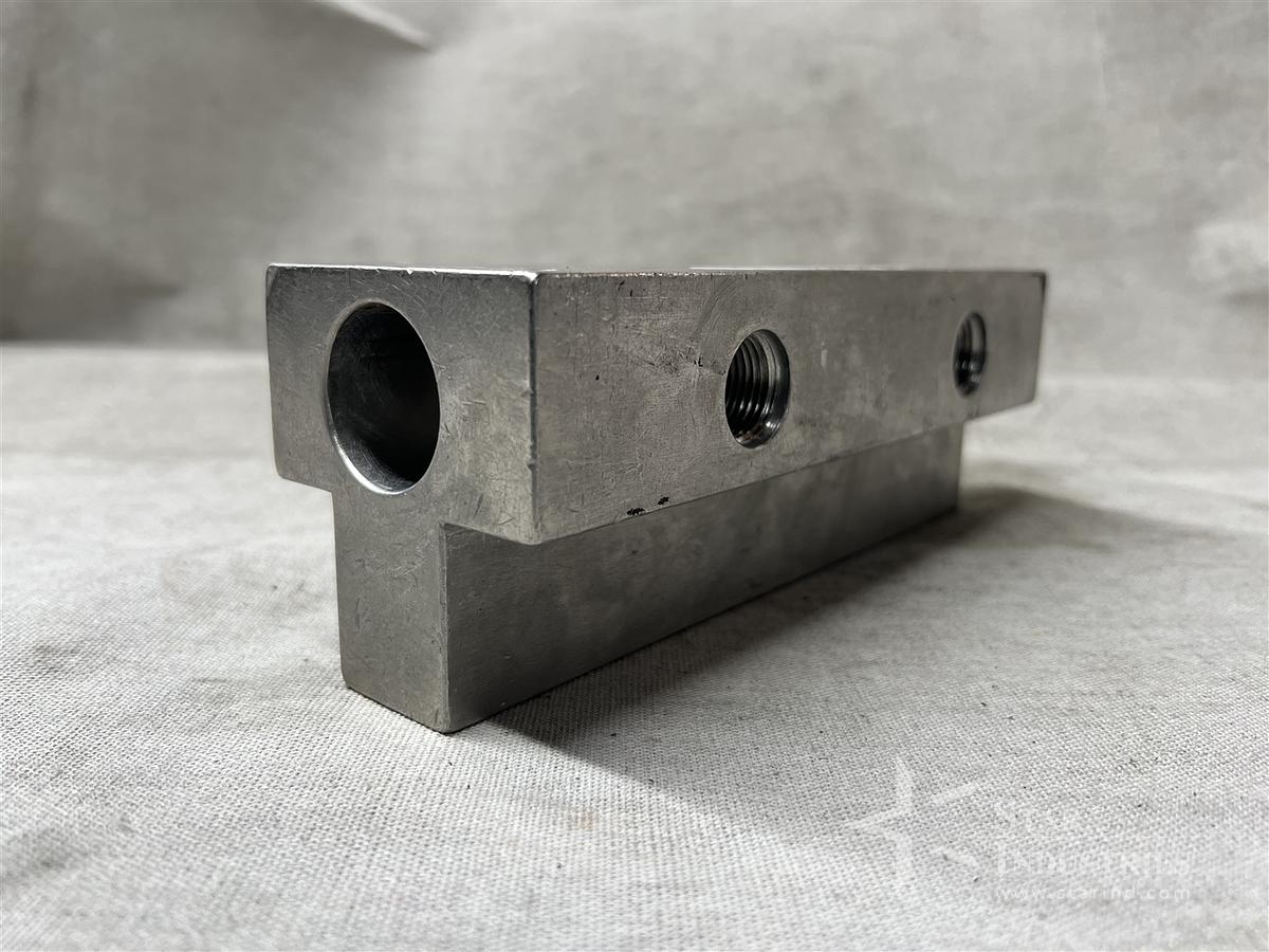 Used Stainless Steel Block with Spinning Piston for Liquid Filling