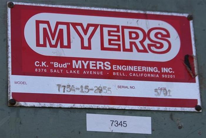 Used Myers 15 h.p. Industrial Disperser/Mixer
