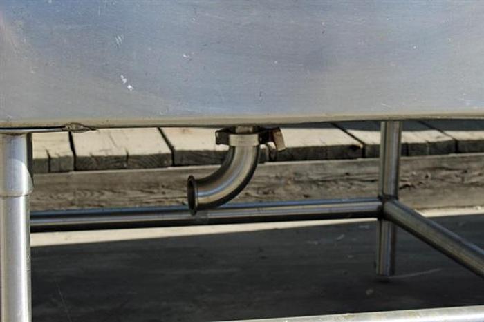 Used Stainless Steel Washing Table 8' x 3'