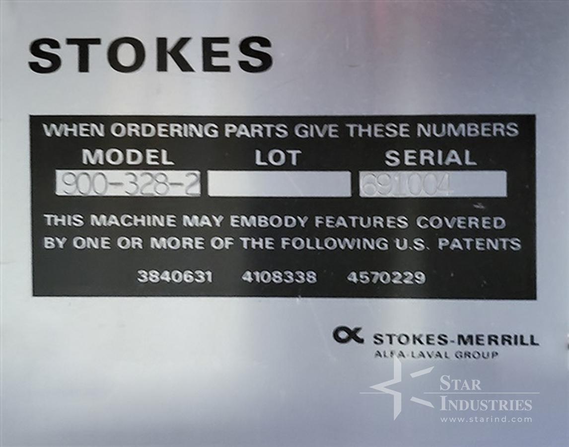 Used Stokes 328 D-tooled Bi-layer 33 station tablet press