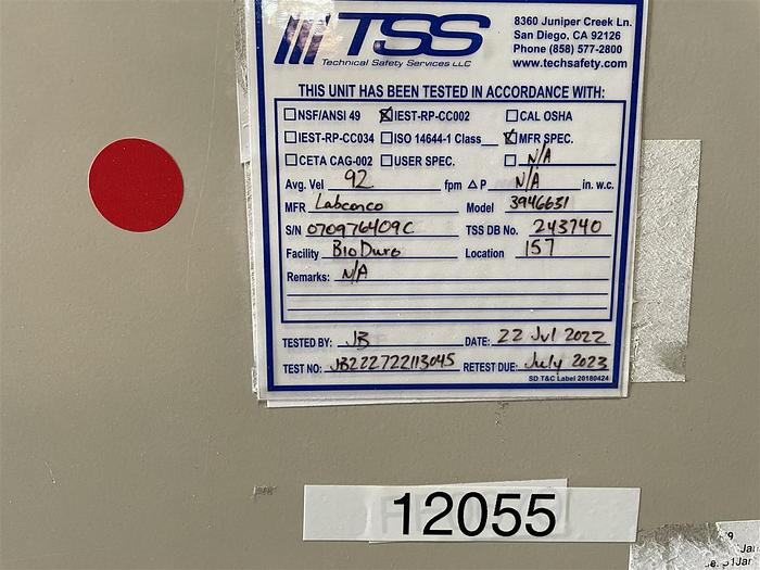 Used Labcongo X Pert Filtered Balance Station