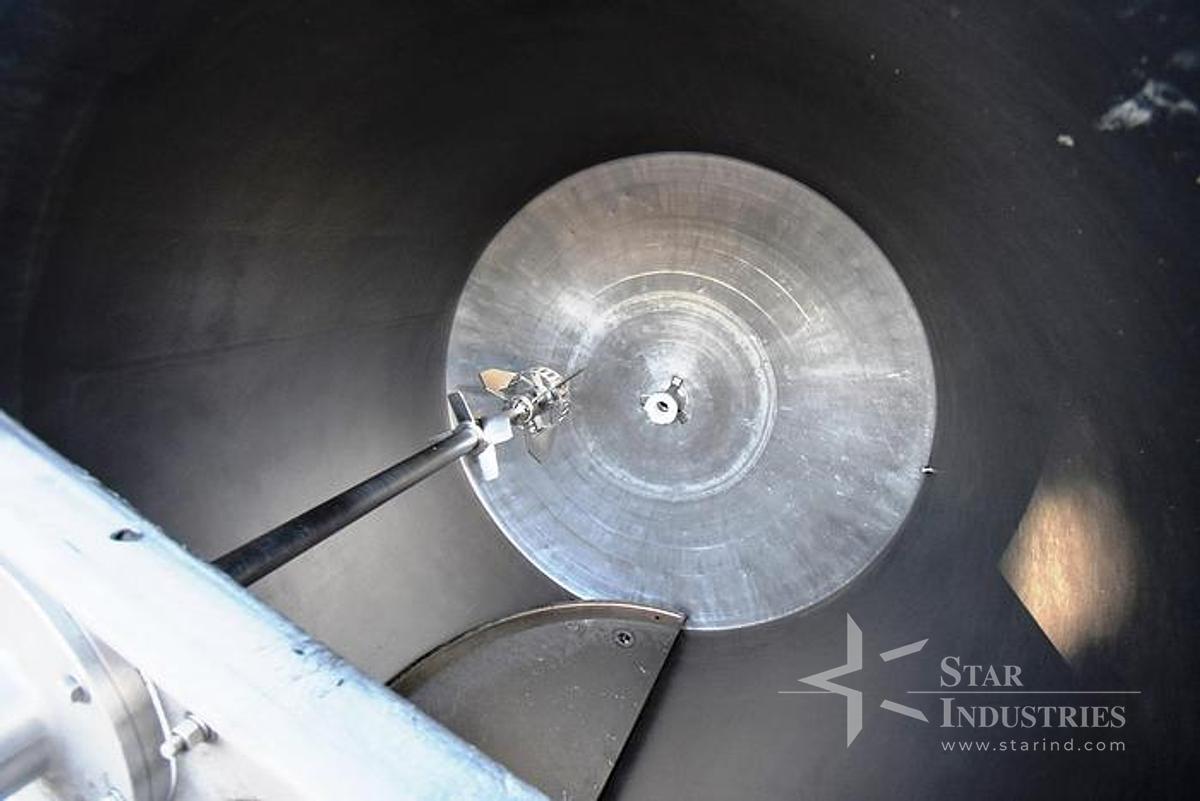 Used Tank, 750 Gallon, Stainless Steel, Jacket, Agitated