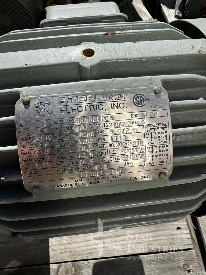 Used Sterling Electric Inc. Lube Free Speed-Trol