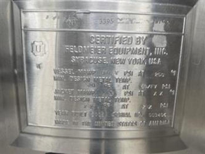 Used 350 liter Feldmeier Tank