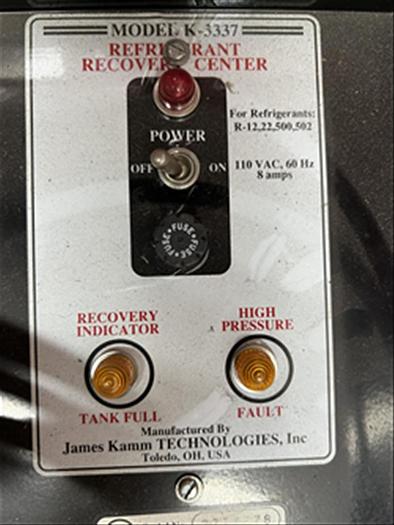 Used Refrigerant Recovery Center K-3337