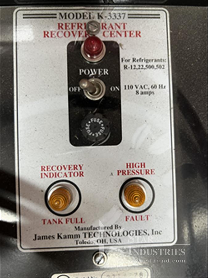 Used Refrigerant Recovery Center K-3337