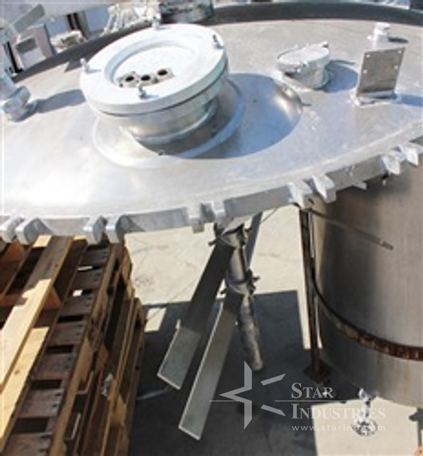 Used Pardo & Sons 500 Gal Agi Jacketed Vacuum Tank