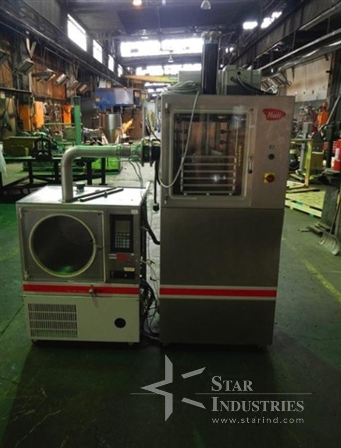 Used Hull LX8 laboratory 5 shelf Stoppering Freeze Dryer
