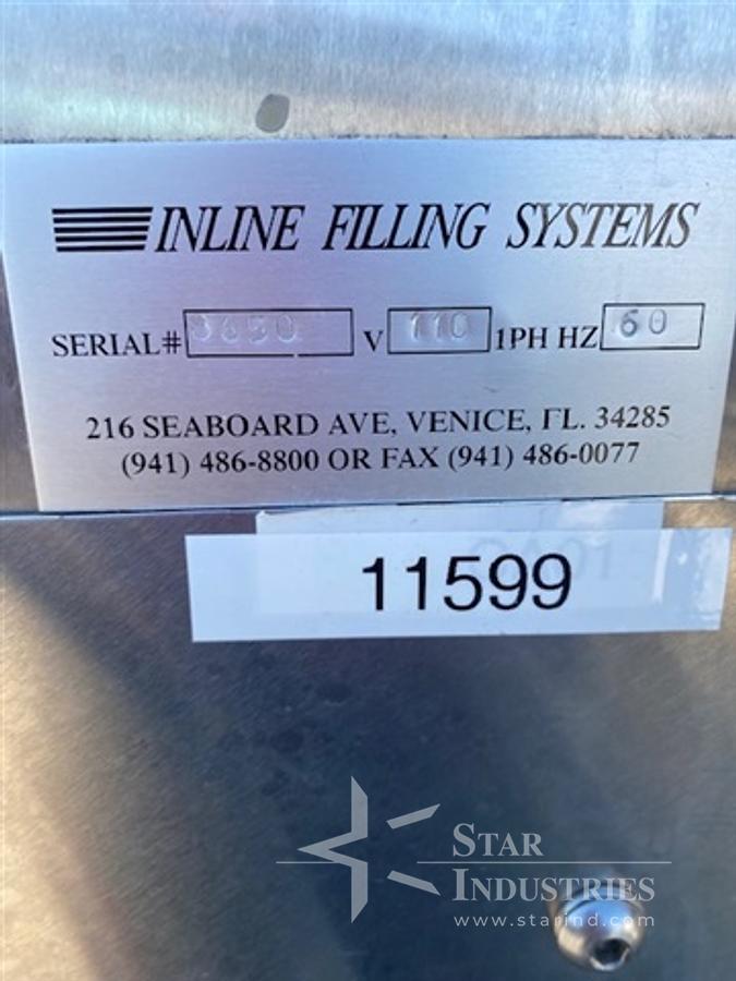 Used Inline Filling Systems Capper w/ Elevator