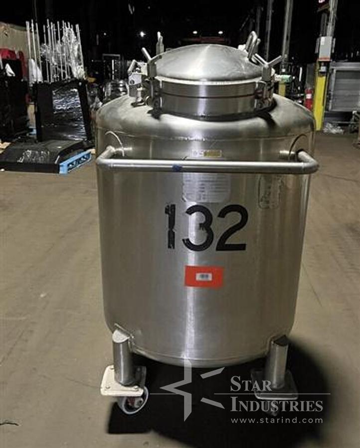 Used 120 gallon Walker receiver tank, stainless steel