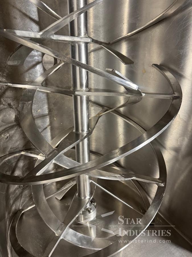 Used Ross 36 c.f. s.s. Ribbon Blender, Model RB42B-36