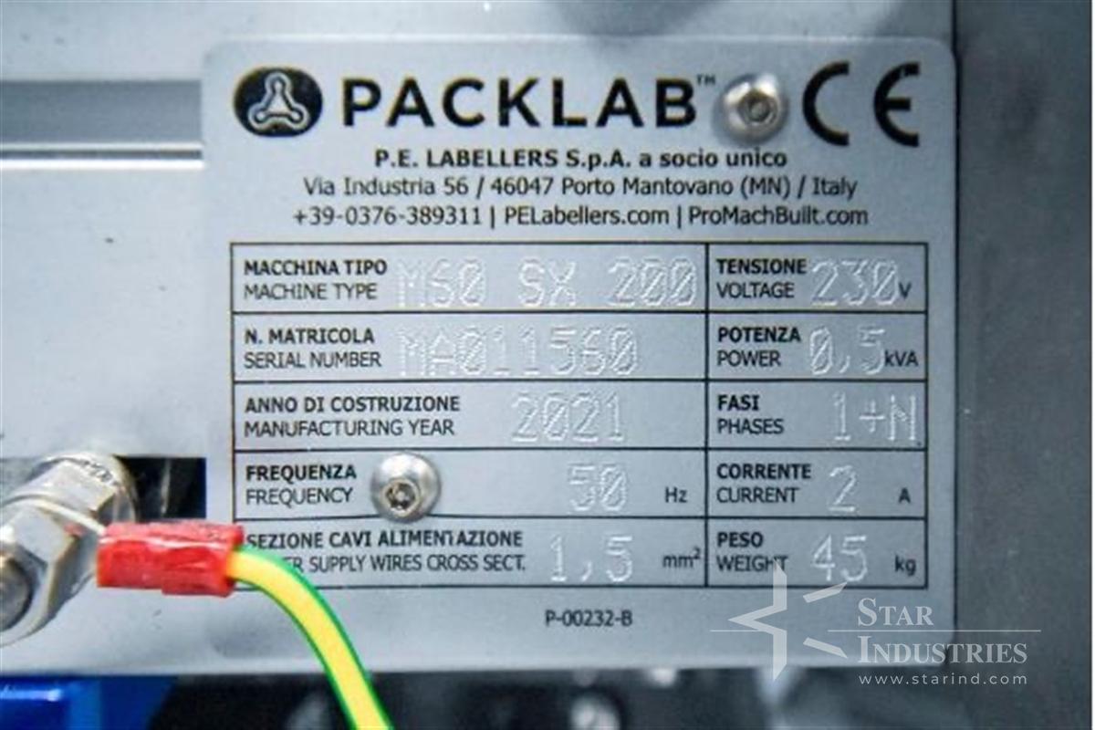 Used P.E Automatic labelling machine Series SL KD776