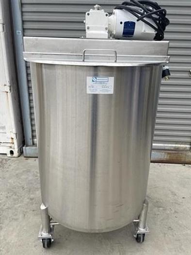 Used 1,000 gallon Swept 316 s.s. jacketed Tank w/ CIP