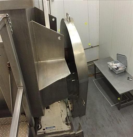 Used 300 Cu Ft Aaron Process Ribbon Blender, S/S, 60 Hp