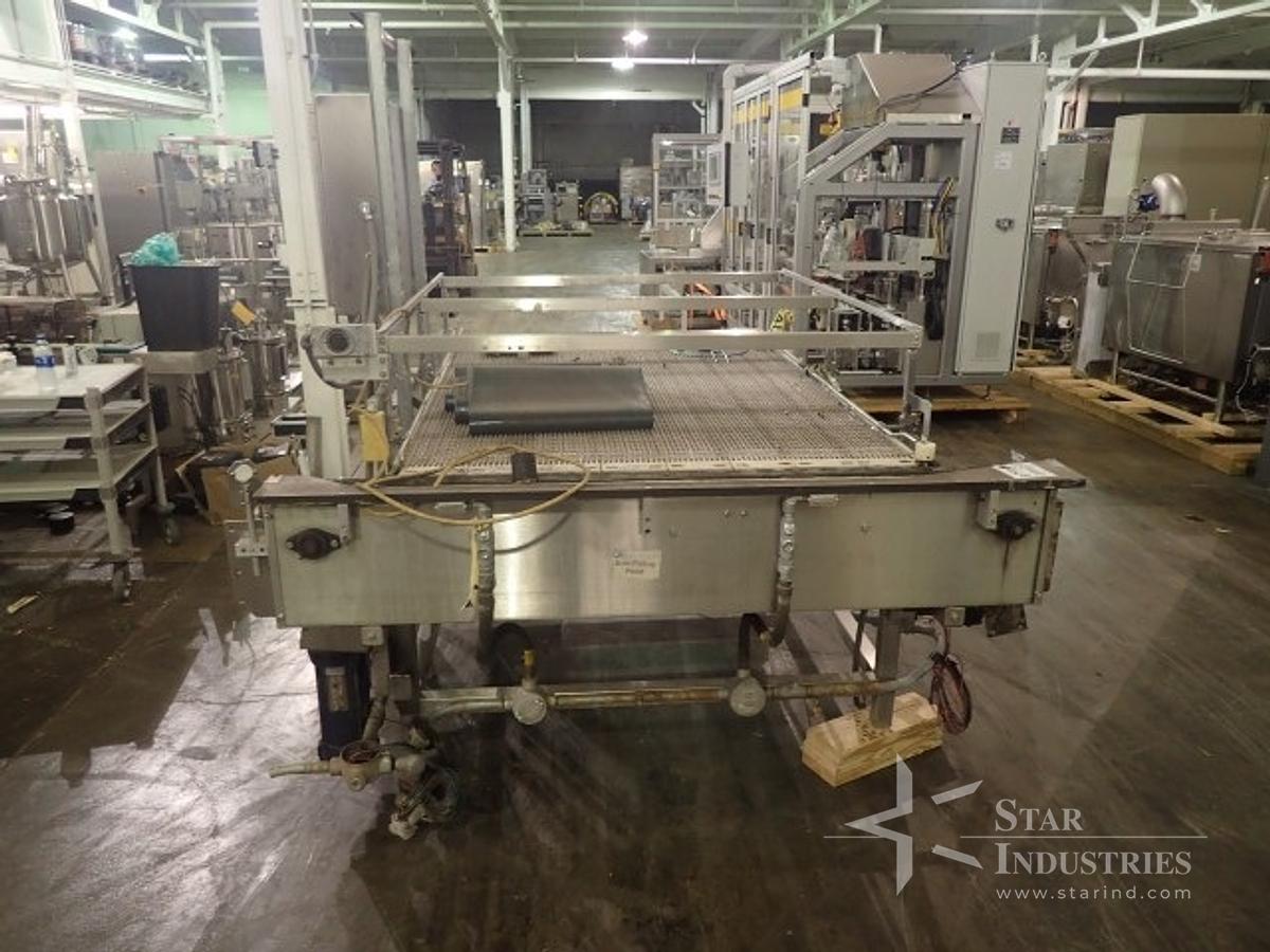 Used 48" x 66" S.S. Accumulating Table