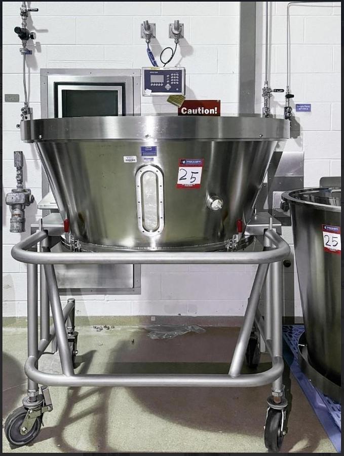 Used Vector Freund Flo Coater System FL-3N-120 Fluid Bed Dryer