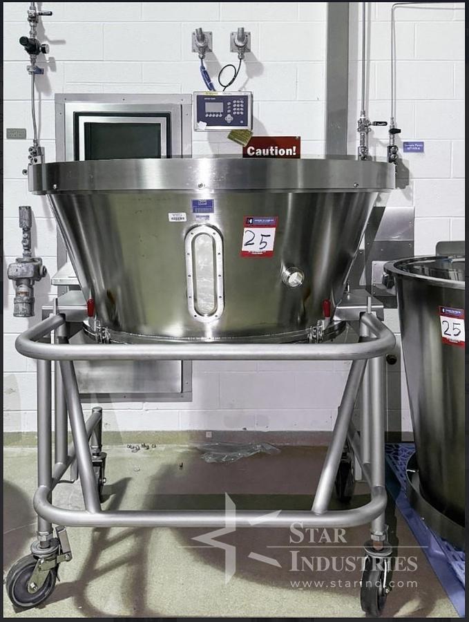 Used Vector Freund Flo Coater System FL-3N-120 Fluid Bed Dryer
