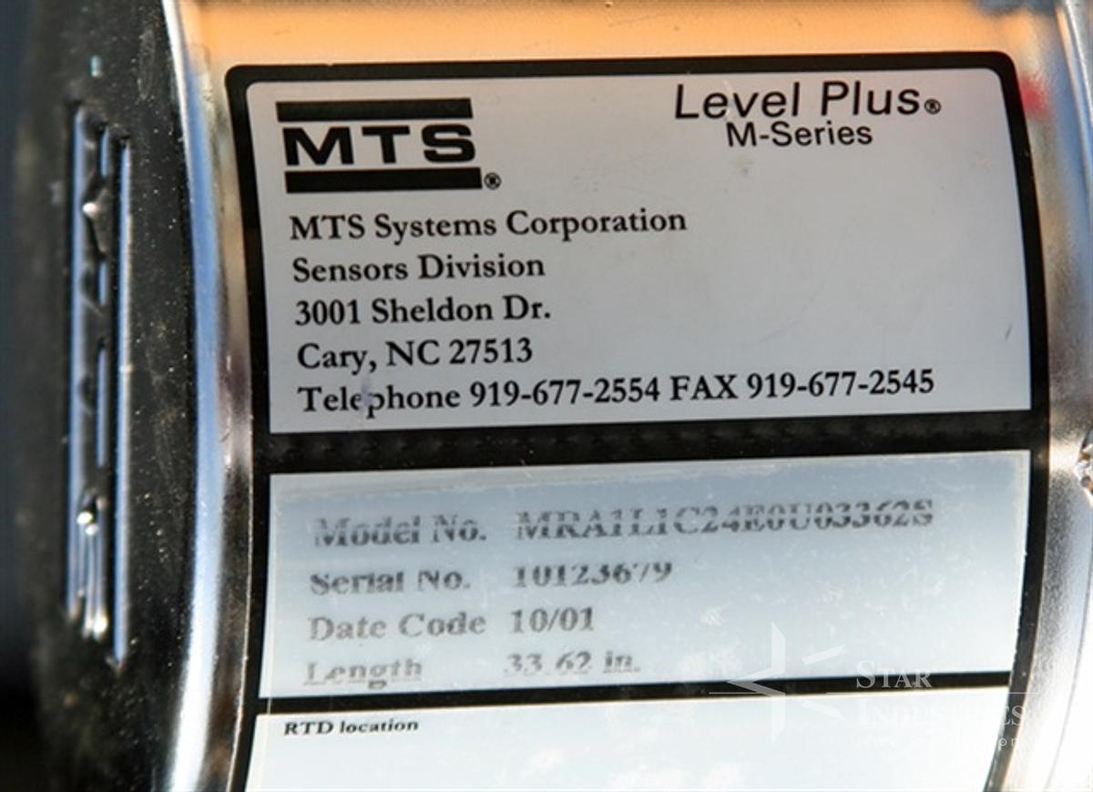 Used Precision Stainless 40 liter Receiver, 316L Stainless