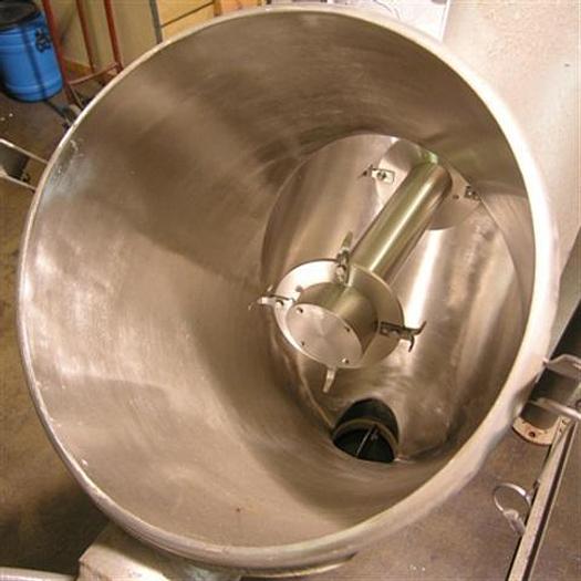 Used Patterson Kelley 5 c.f. Twin shell dry blender with bar