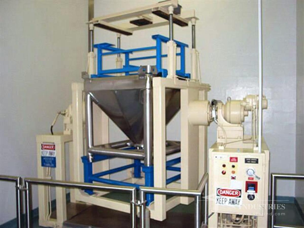 Used Tote Mixing System w/ 60 and 20 c.f. s.s. Bins