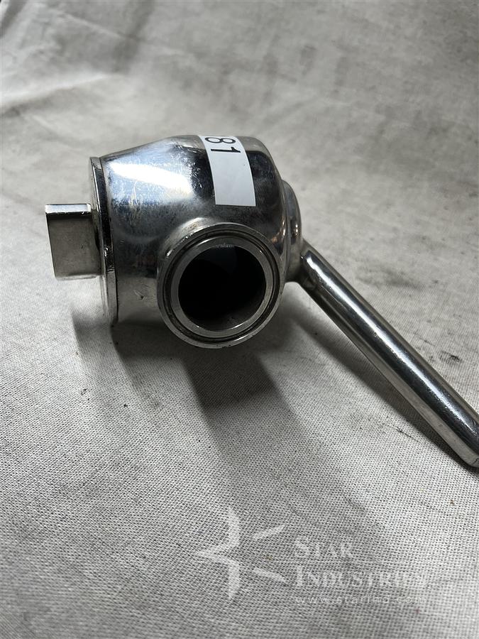 Used Tri-Clover Stainless Steel Shut-Off Valve