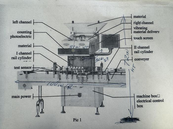 Used SL16-A Multi-Channel Tablet & Capsule Counter