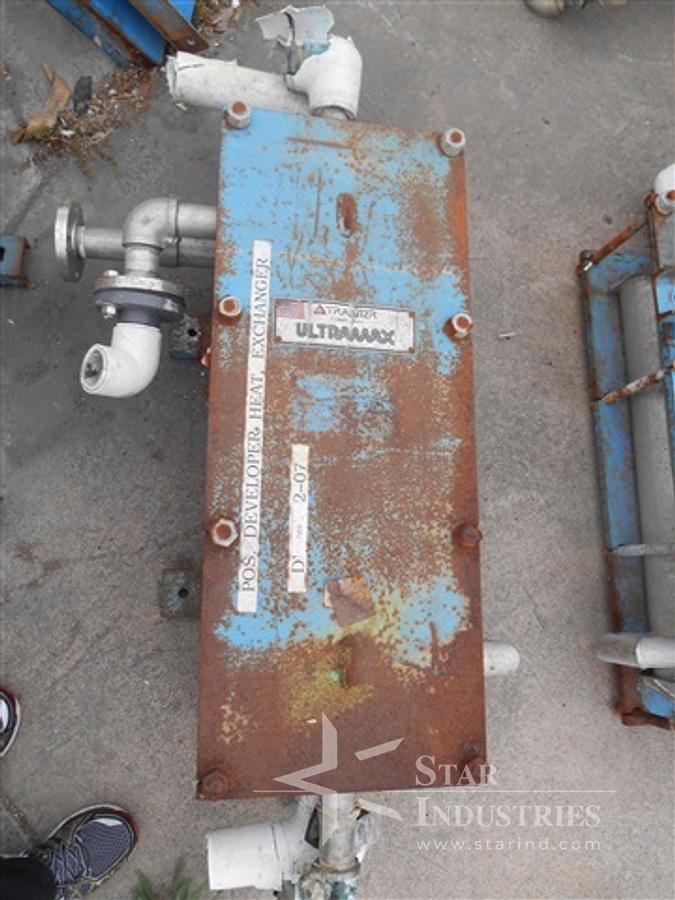 Used 88 SQ FT TRANTER ULTRAMAX HEAT EXCHANGER, S/S