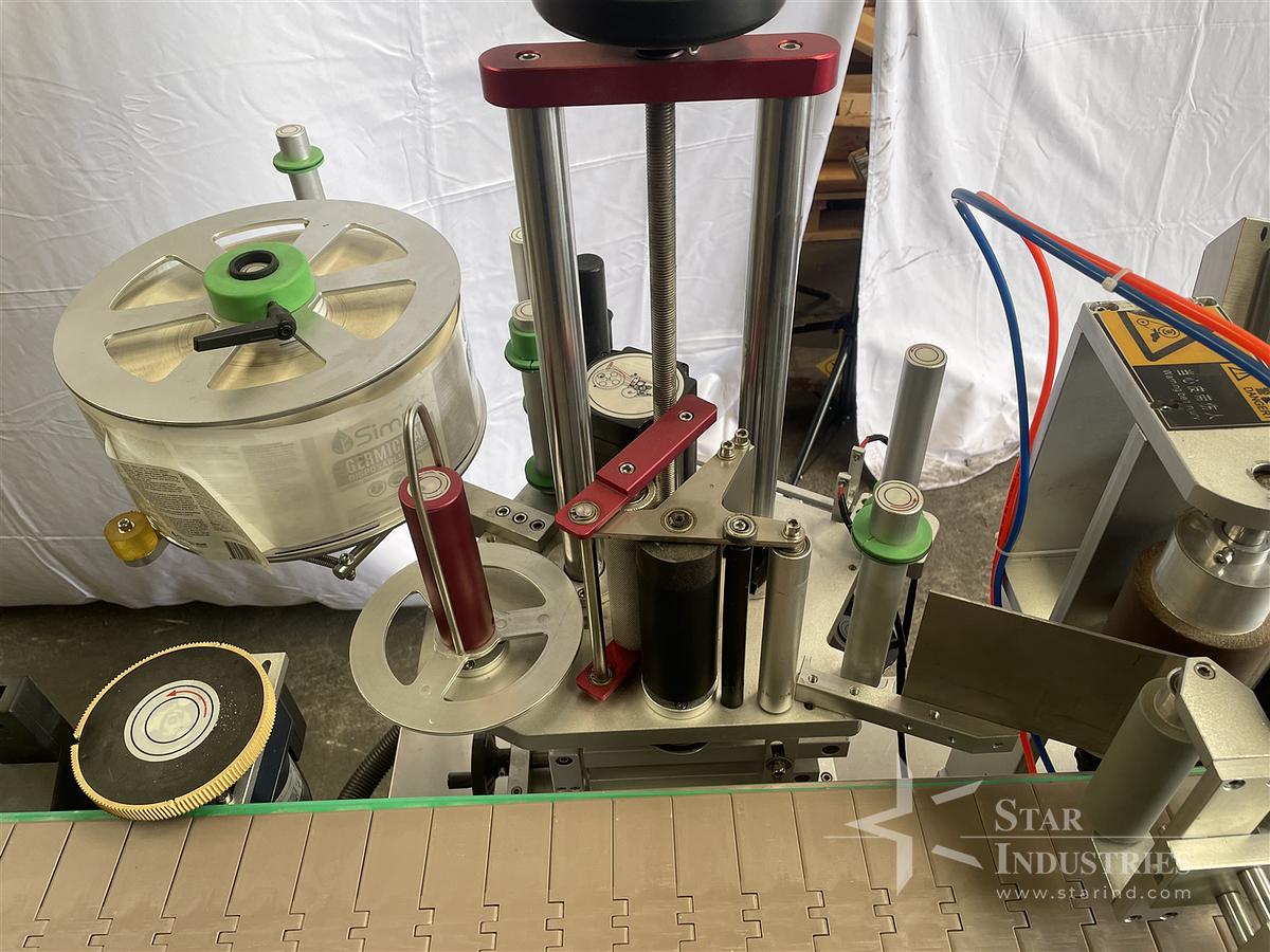 Used Labeler with Conveyor Wrap Labeler