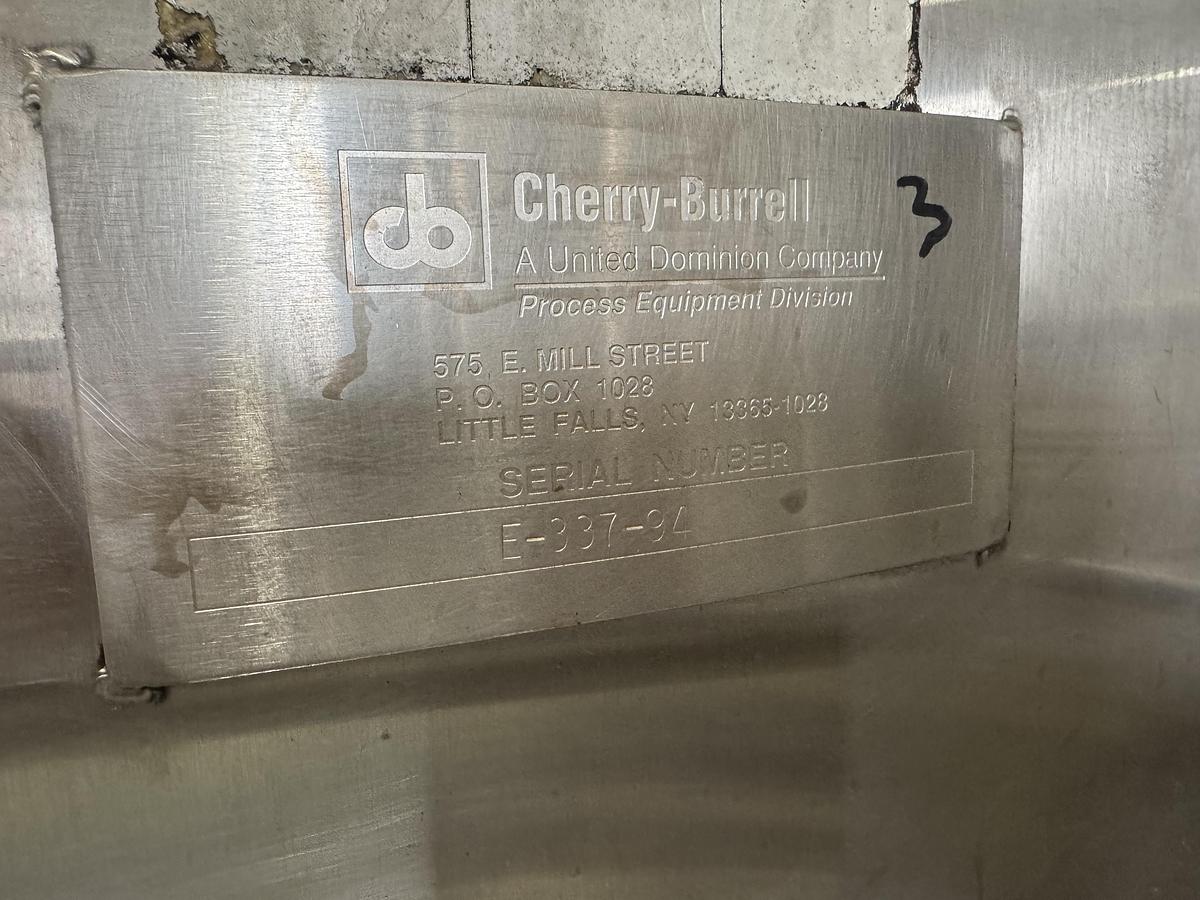 Used Cherry Burrel Tank, 1,500 gallon Silo Tank