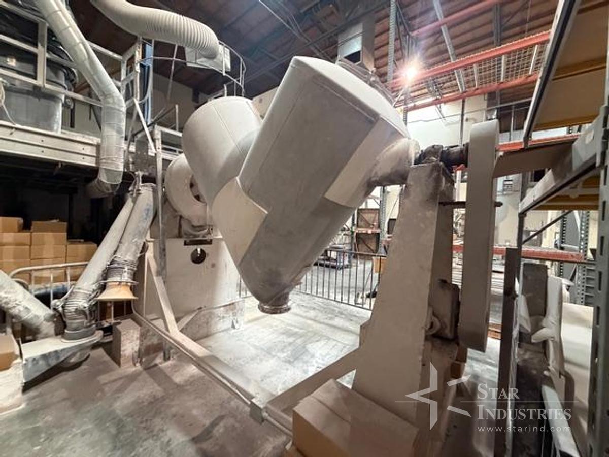 Used Patterson Kelly Liquid Solids V-Blender 40 cubic ft