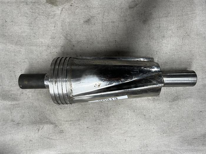 Used Stainless Steel Mixing Shaft for a Powder Grinder