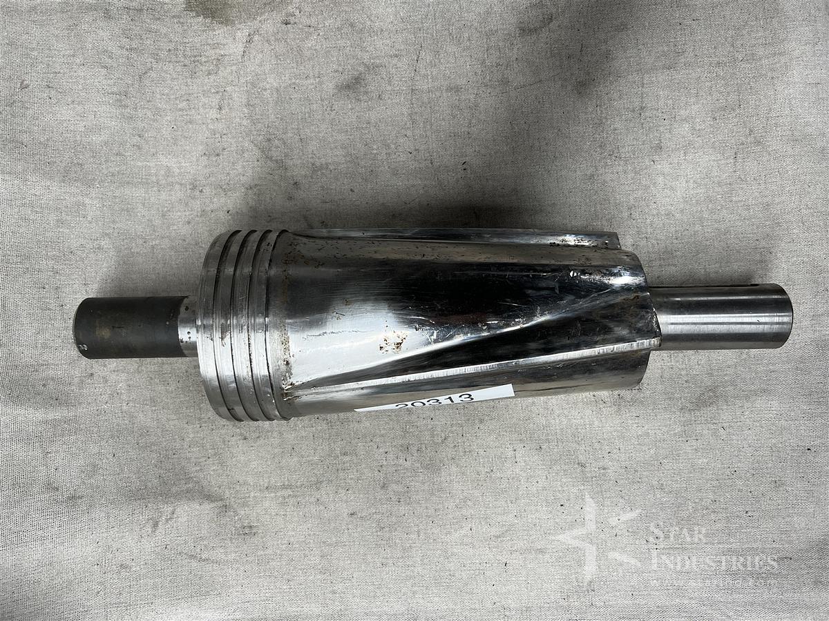Used Stainless Steel Mixing Shaft for a Powder Grinder