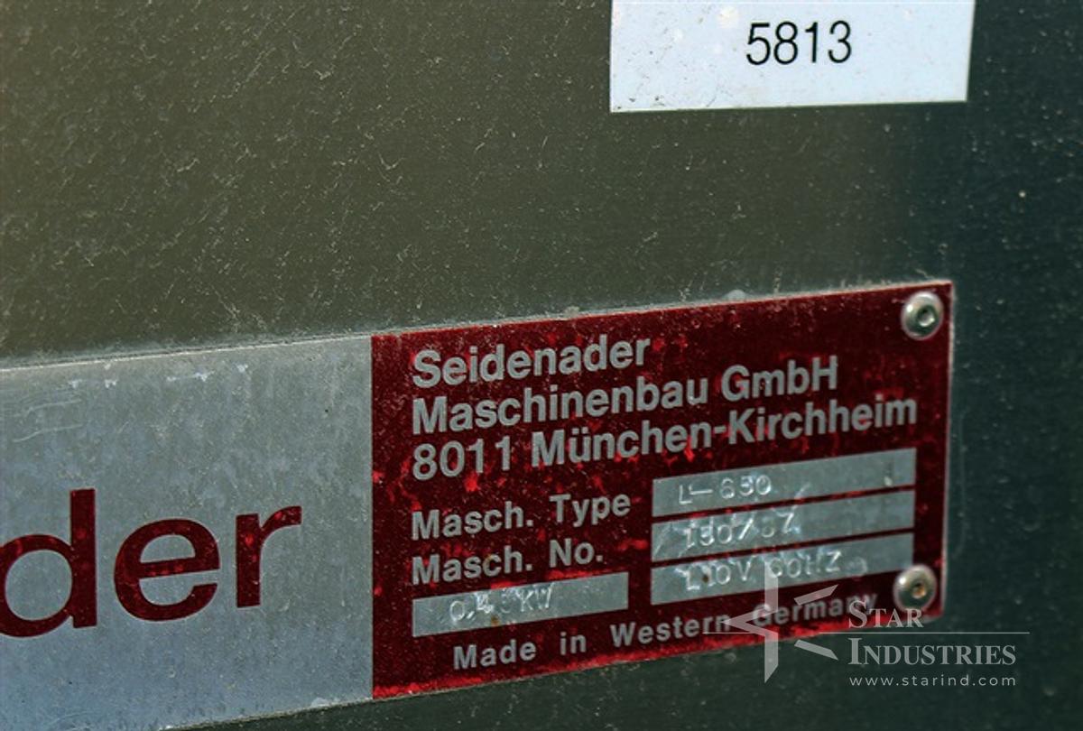 Used Seidenader L-650 Tablet Sorter