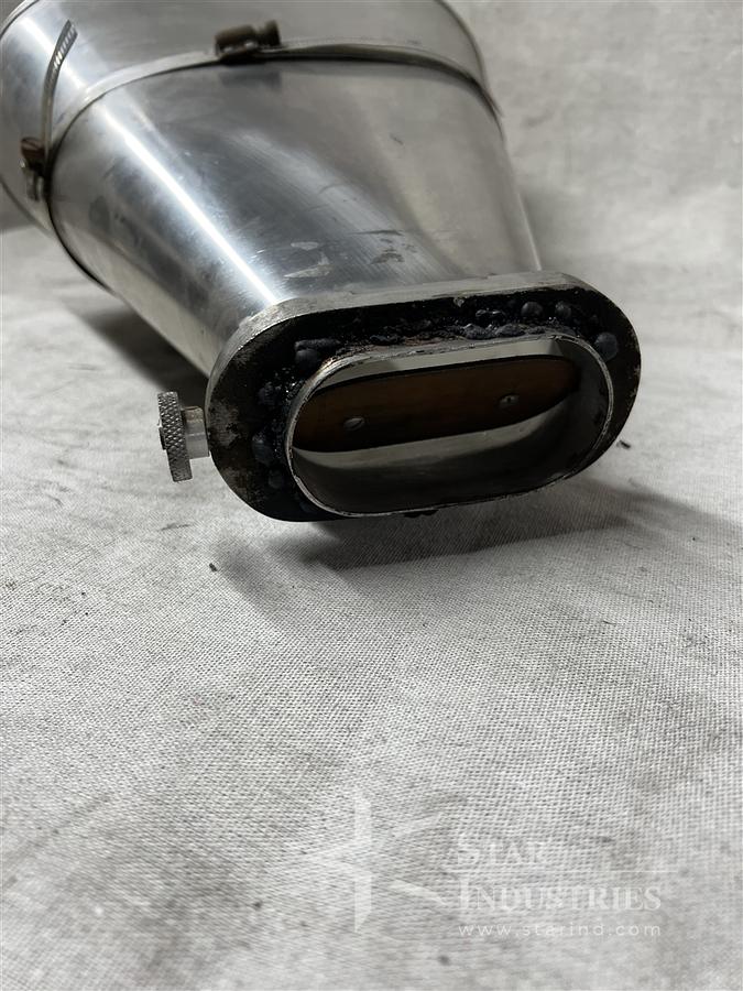 Used Stainless Steel Hopper with Butterfly Valve