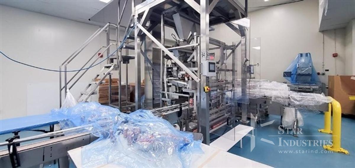 Used Ohlson Linear Gummy Packaging Line with Scale and Bottling System