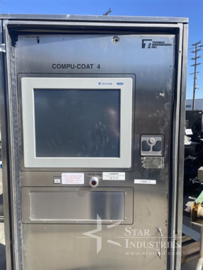 Used Thomas Accela-Cota Model 48-D Coating Pan w/ Compu-Coat 4