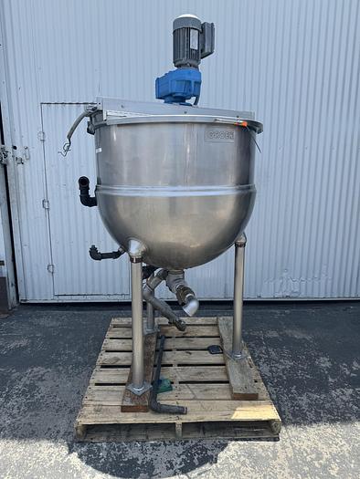 Used 30 gallon Dover-Groen Single-motion Swept Kettle, Model TA-100