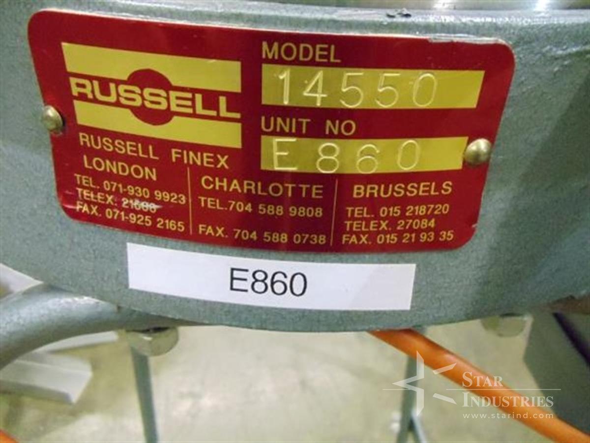 Used Russel 12" Sieve, Model 14550
