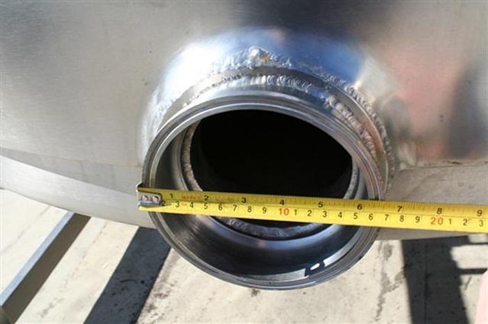 Used Twin 750 gallon jacketed Tanks on Mezzanine
