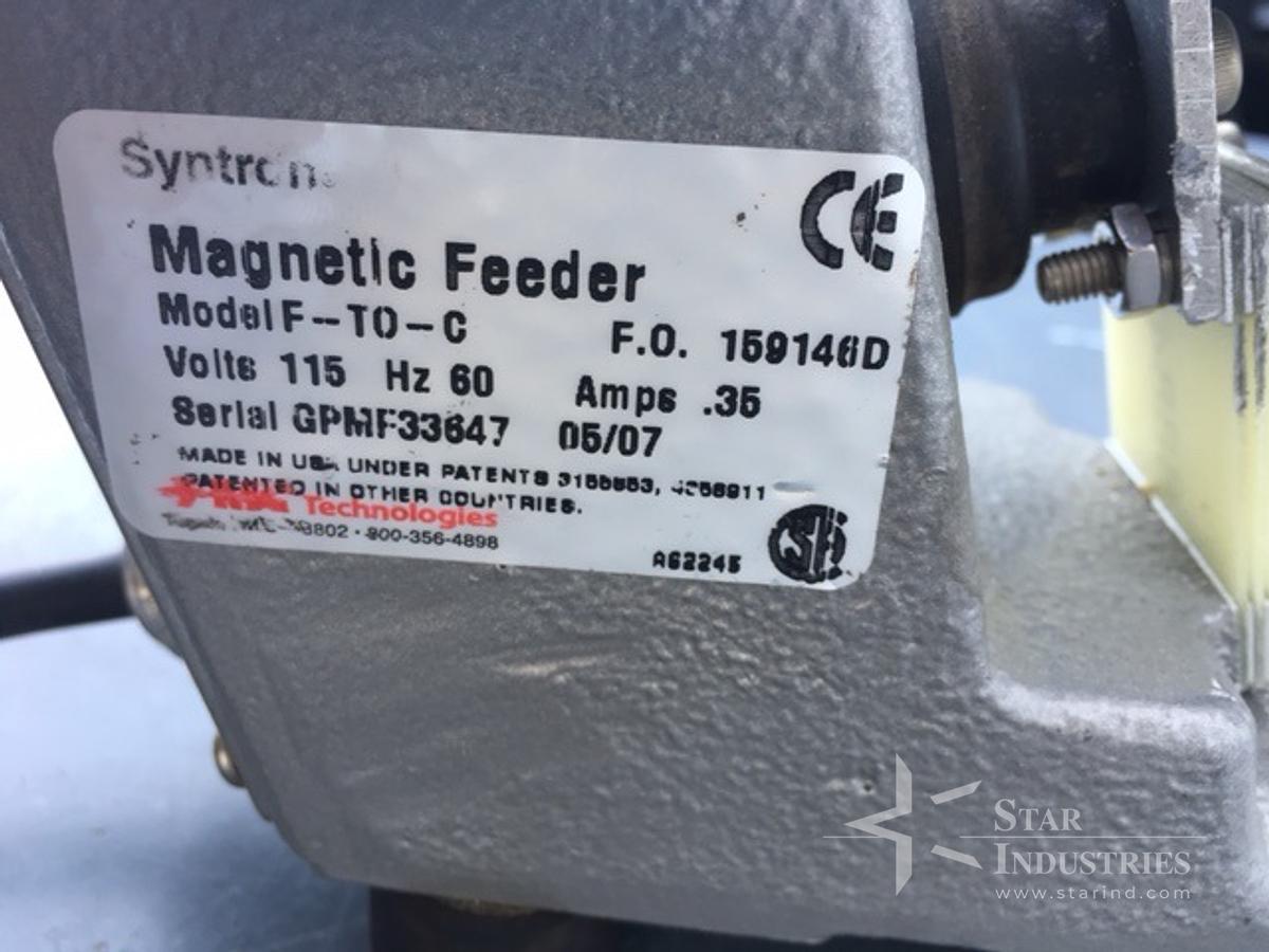 Used Fluid Energy Base & Controller w/ Syntron Feeder