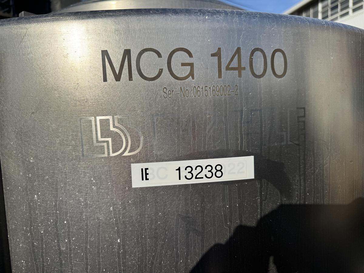 Used Tote, Bohle Bin, Stainless Steel