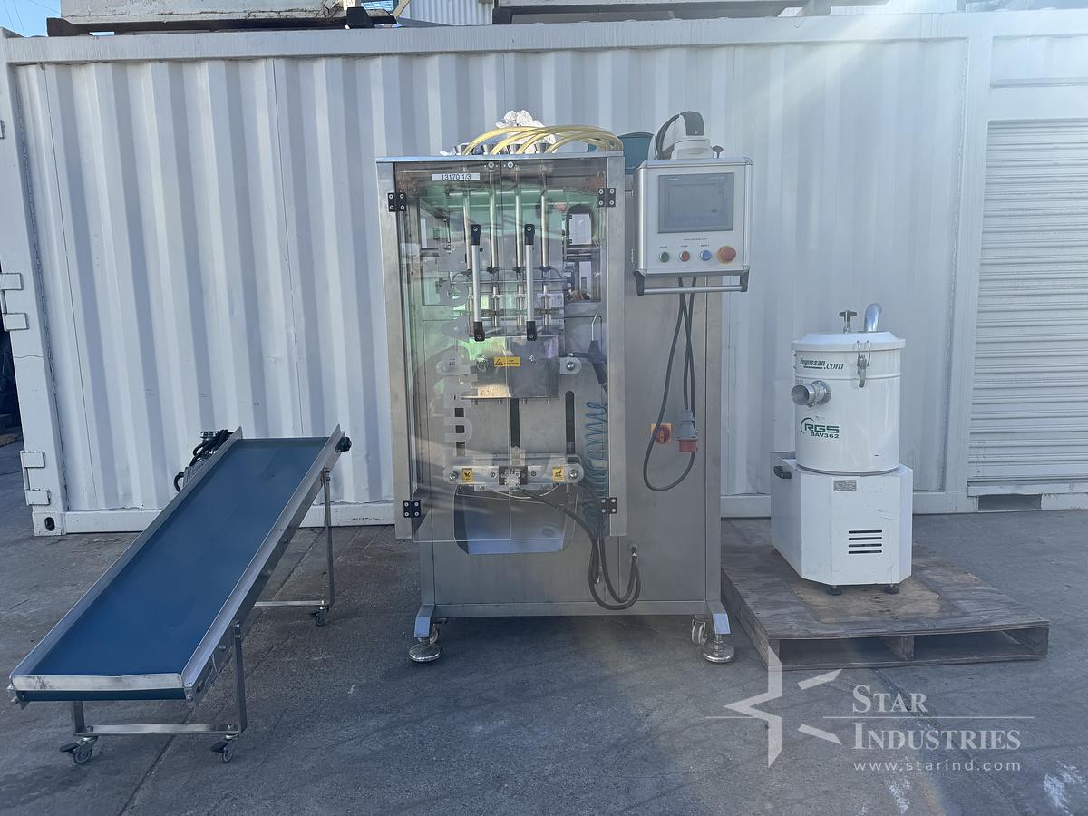 Used TurPack 3 Side Vertical Seal Stickpack- 4 Lane