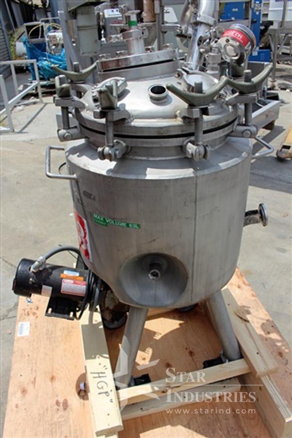 Used 60 liter Letsch S.S. Reactor w/ Variable speed Mixer