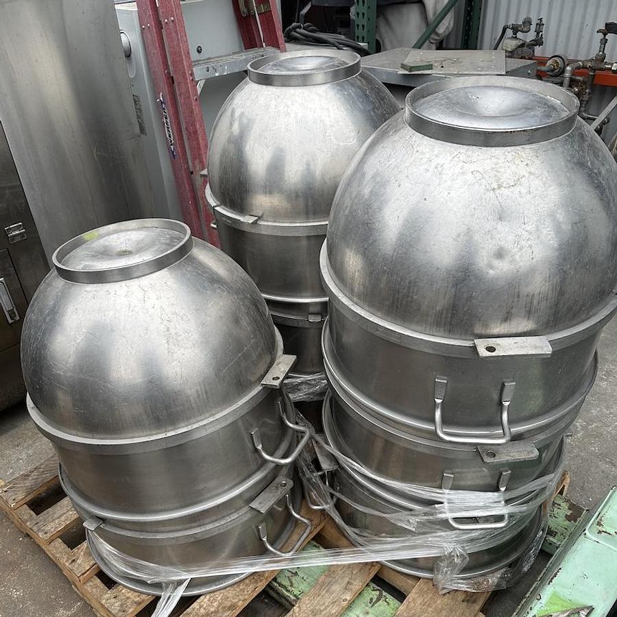 Used Hobart 80 quart s.s. Mixer Bowls made by Hobart, 9 available